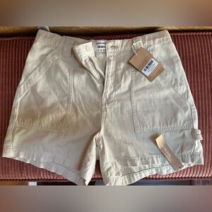 Reformation High Waist Shorts in Beige